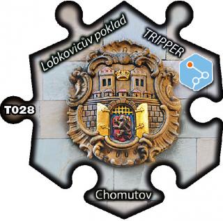 Magnetka T028 Chomutov -  Lobkovicův poklad