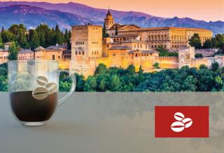 Alhambra Espresso Hmotnost: 1 kg, Hrubost namletí: Středně hrubé (moka konvička)
