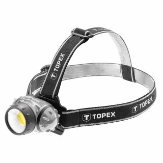 Čelovka 3W LED COB, 3xAAA baterie