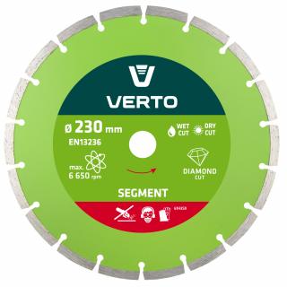 Diamantový kotouč 230mm segmentovany VERTO