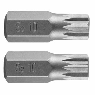 Drážkový bit M10 x 30 mm, S2 x 2 ks