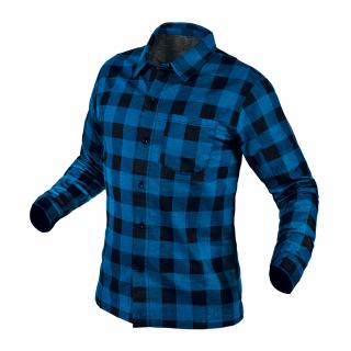 Flanelová košile, tmavě modrá XL