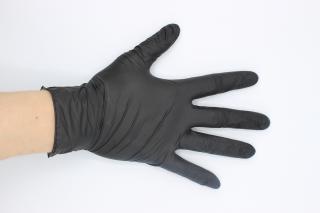 Jednorázové nitrilové rukavice 100 ks L