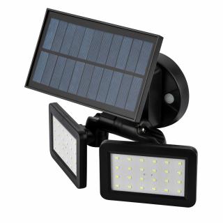 Nástěnné dvojité solární svítidlo SMD LED 450 lm