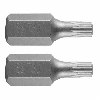 Nástrčný bit TORX T30 x 30 mm, S2 x 2 ks.