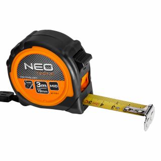 Ocelový svinovací metr 3 m x 19 mm, magnet