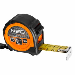 Ocelový svinovací metr 5 m x 25 mm, magnet