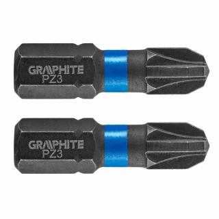 Rázové bit PZ3 x 25 mm, 2 ks