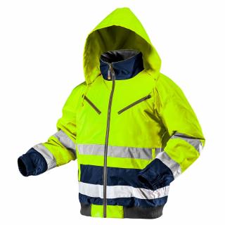 Výstražná zateplená pracovní bunda, žlutá NEO XXXL