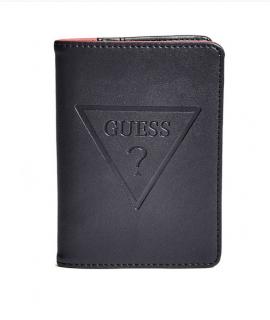 Pouzdro na cestovní pas Guess - černé