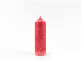 14 x 4 cm 1.čakra - Čakrová svíce červená