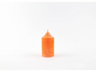8 x 4,5 cm Rituální svíce oranžová