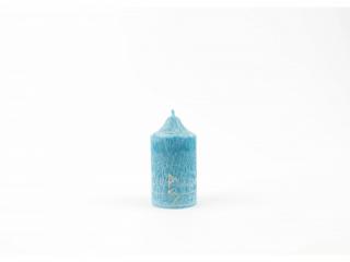 8 x 4,5 cm Rituální svíce tyrkysová