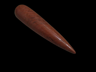 Hůlka - červený jaspis