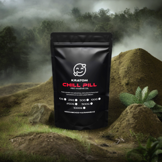 Kratom – Chill Pill (Red Maeng Da) Hmotnost: 25g