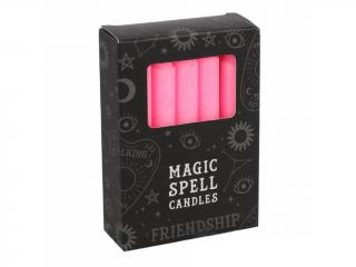 Magic spell candle - malá svíčka růžová - 1ks