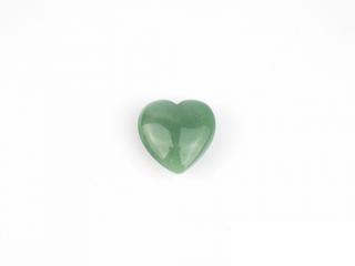 Srdce hmatka - avanturín zelený