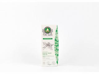 White Agafia: Přírodní noční pleťový krém „Zachování mládí“ (do 35 let) 50 ml