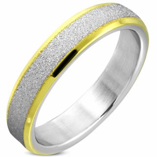 Pískovaný prsten  + možnost gravírování Velikost prstenu: 12