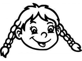 Samolepka copatá holka se jménem  jméno nebo text v ceně Barva: Bílá, Rozměry samolepky ( šířka x výška ): 15 x 10,1 cm