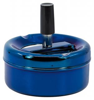 Venkovní popelník modrý 90 mm 12874