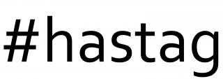 Vlastní #HashTag - samolepka na auto - font Corel  Cena je uvedena za jeden znak Barva: Bílá, Výška písma: 10 cm