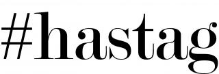 Vlastní #HashTag - samolepka na auto - font Modern No. 20  Cena je uvedena za jeden znak Barva: Bílá, Výška písma: 10 cm