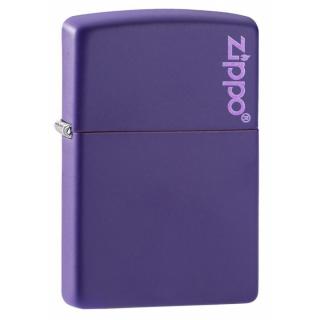 Zippo Purple Matte Logo 26097