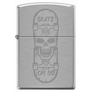 Zippo Skull Skateboard 21947  + možnost gravírování
