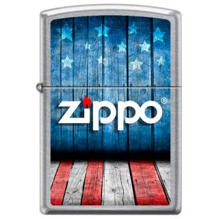 Zippo USA Stage Zippo Logo 25635  + možnost gravírování