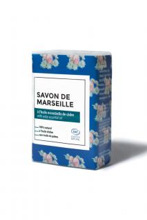 Marseillské mýdlo s cedrem pro problematickou pleť se sklony k akné a ekzémům 100 g