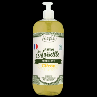 Marseillské mýdlo tekuté, s citronovým olejem, BIO 1L