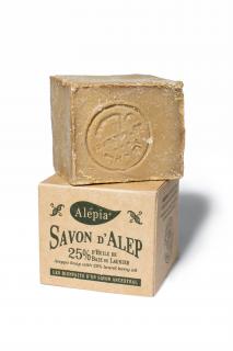 Tradiční aleppské antibakteriální mýdlo s 25 % vavřínového oleje 190 g