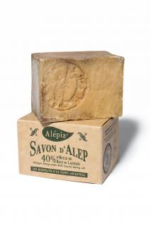 Tradiční aleppské mýdlo se 40 % vavřínového oleje pro citlivou a problematickou pleť 190 g