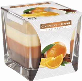 Bispol svíčka Coloured Cinnamon Orange - posl. 2ks