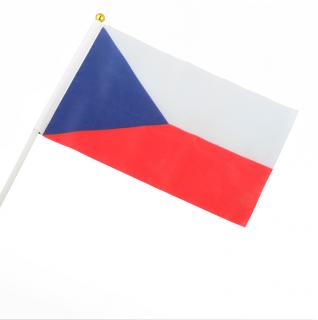 Česká vlajka pro fanoušky 45x30cm