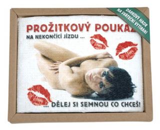 Dárkový hadr - Prožitkový poukaz