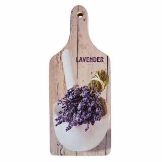 Dekorační prkénko Lavender bílá