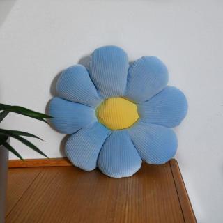 Polštář Květina - modrý