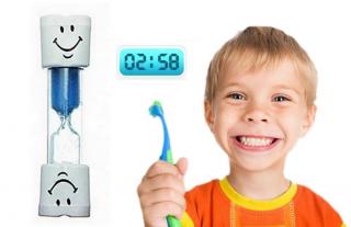Přesýpací hodiny na čištění zubů