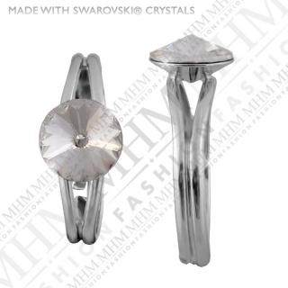 Prsten Rivoli Crystal 8mm s krystaly SWAROVSKI (MADE WITH SWAROVSKI® ELEMENTS)