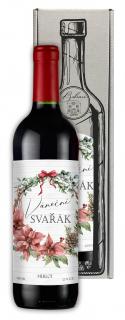 Vánoční víno Svařák - Merlot 0,75 + koření