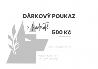 Dárkový poukaz (elektronický) Hodnota: 500