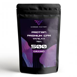 Warrior Factory PROTEIN PREMIUM CFM 75 % 500 G Příchuť: vanilka