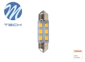 M-Tech LED žárovka 12V 1W SV8,5-8