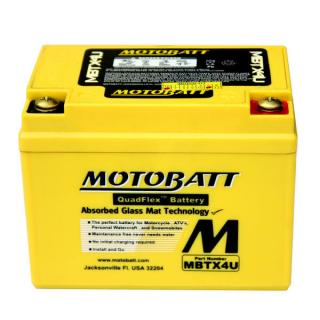 MOTOBATT 12V, 4,7Ah, MBTX4U