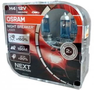 Osram H4 Night Breaker Laser 12V 60/55W Box