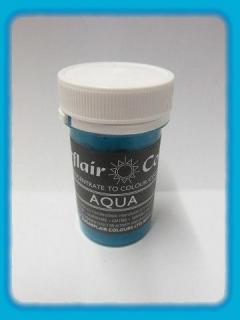 Pastelová gelová barva Sugarflair - Aqua