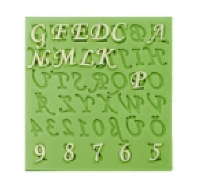 Silikonová formička abeceda s číslicemi