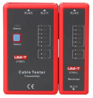 Tester kabelu UNI-T UT681L (RJ45, RJ11)